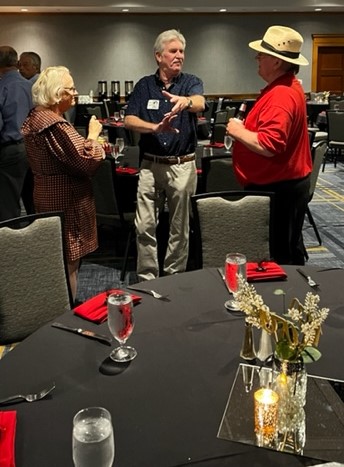 Ruth (Jones) Koffman, Ralph Storment, Mark Smeastad- all Westmont Class of 1971.